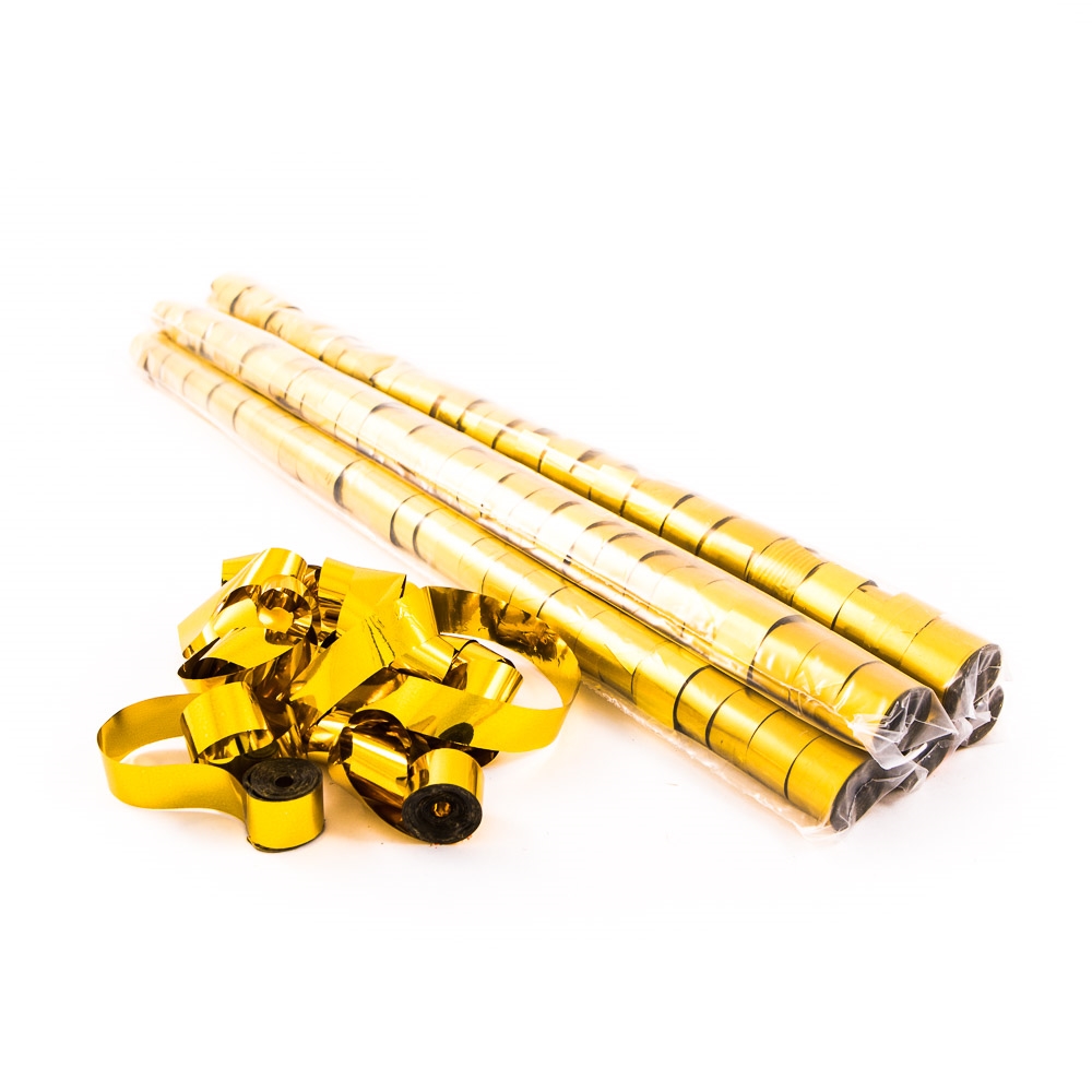 Confettiworld Metal Streamers Guld 10m 3020Gold